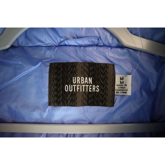 Urban Outfitters OB1649500 Women's Sz M Blue Hooded Oversized Puffer Jacket - Picture 3 of 16